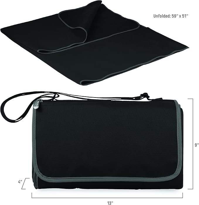 PICNIC TIME NFL Chargers Blanket Tote Outdoor Picnic Blanket - Beach Blanket - Camping Blanket
