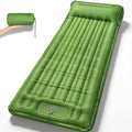 Sleeping Pad for Camping 4.7 Thick Inflatable Sleeping Mat with 8 in Pillows &amp Built-in Foot Pump Self Inflating Air Mattress Mat for Tent Hiking Essentials Gear