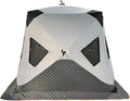Portable Ice Fishing Shanty Large Ice Shack Windproof Ice Fishing Shelter Insulated Ice Fishing Pop-Up Tent for 3-4 Person