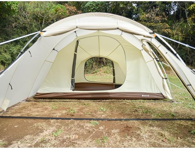 Snow Peak Vault 4 Person Tent Versatile Open Air Shelter Outdoor Adventure Camping Three Seasons Ivory