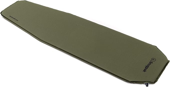 Snugpak Basecamp Ops Self Inflating Maxi Mat with Non-Slip Bottom Olive