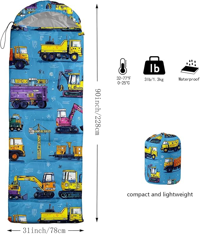 AILONEN Sunflower Sunset Sleeping Bag for Boys Girls Adults3 Season Warm &amp Cool Weather Botanical Design Lightweight Waterproof Camping Sleeping BagHikingOutdoor Backpack Traveling