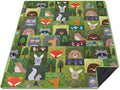 Extra Large Picnic Blankets Waterproof Foldable (60x 80) Boho Beach Blanket Waterproof Sandproof3-Layer Thicking Mat Outdoor Packable Camping Blanket