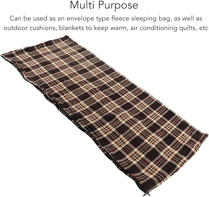 Fleece Sleeping Bag Portable Travel Warm Sleeping Bag Sleeping Bag Liner Ultralight Travel Sleeping Bag for Adults Outdoor Camping Hiking Climbing
