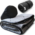 Camping Blanket 55x79 Waterproof Stadium Blanket with Storage Bag Washable Windproof Warm Foldable Down Camping for Sporting Events Picnic Travel.