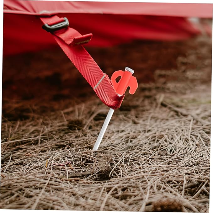 BESPORTBLE 20Pcs Heavy Duty Metal Tent Stakes Durable Ground Pegs for Camping Outdoor Activities and Garden Use Windproof Portable Construction for Secure Canopy and Tarp Setup