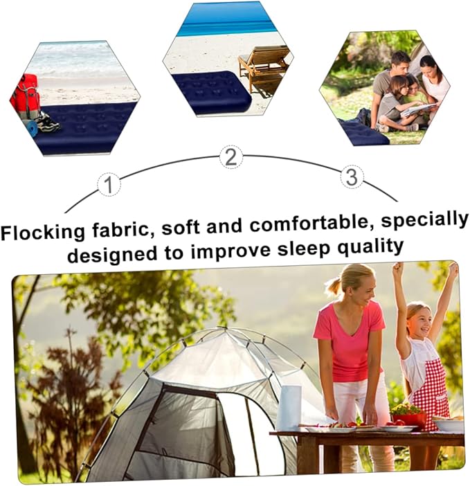 KESYOO 1Pc Mattress Foldable Outdoor Sleeping Cushion for Travel Breathable Compact Design Comfortable Single for Camping and Leisure Activities