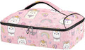 Casserole Carrier Alpaca PatternInsulated Casserole Carrier for Hot or Cold Food Thermal Lunch Tote for Potluck Parties Picnic Beach Fits 9 x 13 Inches Baking Dish