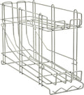 28W-171 FIFO Wire Can Rack Holds (12) #5 Cans or (8) #10 Cans Metal Construction FIFO Design