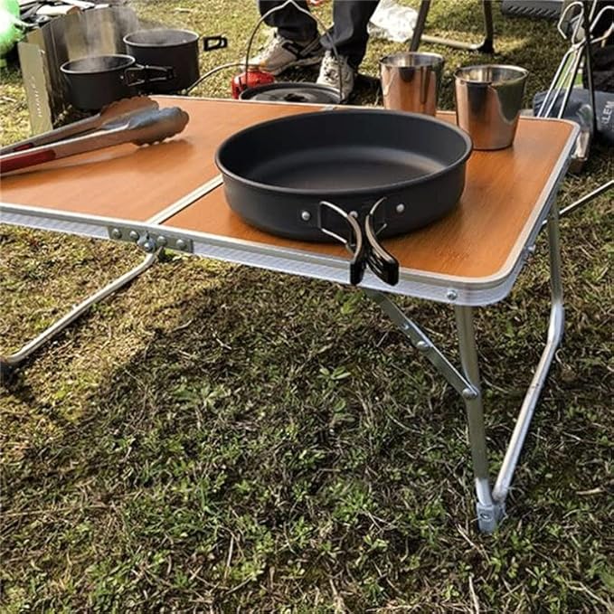 Portable Outdoor Folding Table Camping Hiking Fishing Picnic Table Waterproof Folding Table (D 61cm*40.5cm*27cm)