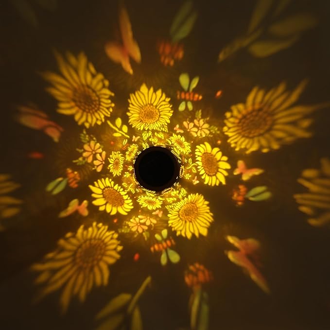 Sunflower Solar Lantern Outdoor Waterproof - Birthday Gifts for Women Mom Grandma Mothers Day Gifts Solar Lights Outdoor Garden Decor for Outside