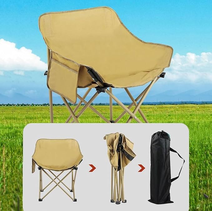 Portable Folding Camping Table and Chairs Set Lightweight Carbon Steel Roll Up Top Picnic Table Portable Outdoor Dining Set for BBQ Garden Hiking and Fishing