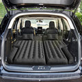 Umbrauto SUV Air Mattress for Trunk: Upgraded Car Camping Mattress with Flocked Surface and Extra Thick Bottom Van Sleeping Bed for Back Seat with Pump Nozzle Repair Patch Carry Bag