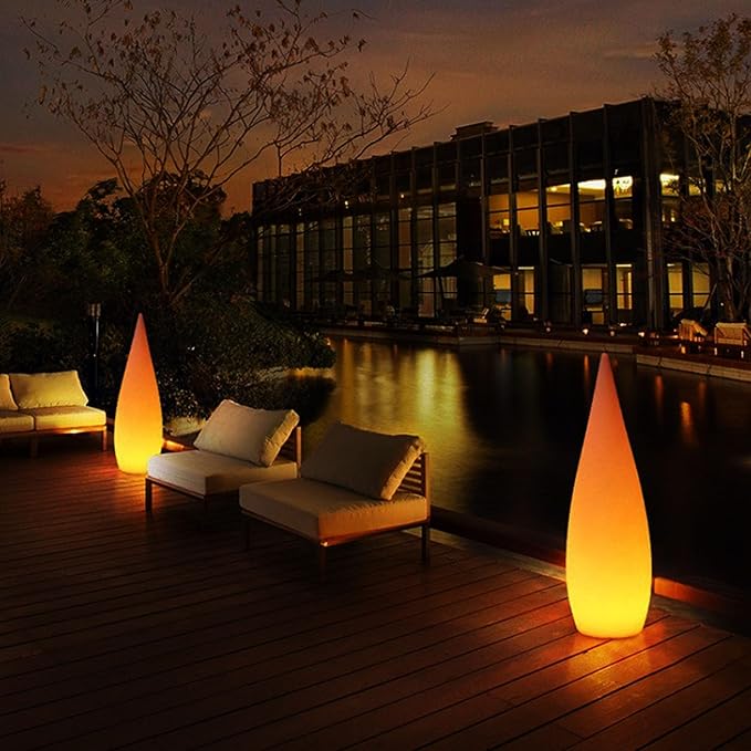 Outdoor Water Drop Lights Waterproof Lawn Light Courtyard Garden Terrace Atmosphere Lights Landscape Courtyard Decorations Floor Lamps Path Light Modern Holiday Lamps
