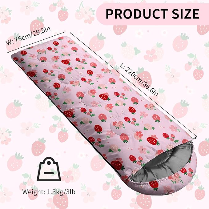 Camping Sleeping Bags Lightweight Waterproof Sleeping Bag and Compact with Compression Sack for Outdoor