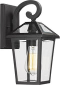 Outdoor Light Fixtures Wall Mount Waterproof Exterior Wall Lanterns with Glass Outside Wall Sconces Front Porch Lights for House Garage Doorway Patio (Small 1Pack)