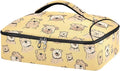 Casserole Carrier Lovely Cute Dogs PatternInsulated Casserole Carrier for Hot or Cold Food Thermal Lunch Tote for Potluck Parties Picnic Beach Fits 9 x 13 Inches Baking Dish