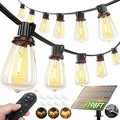 addlon 198(192+6) FT Solar String Lights Outdoor Waterproof with Remote 96+8 LED Shatterproof Bulbs Dimmable &amp Timable Solar Lights Outdoor Patio Lights for GardenBackyardPartyCamping Decor