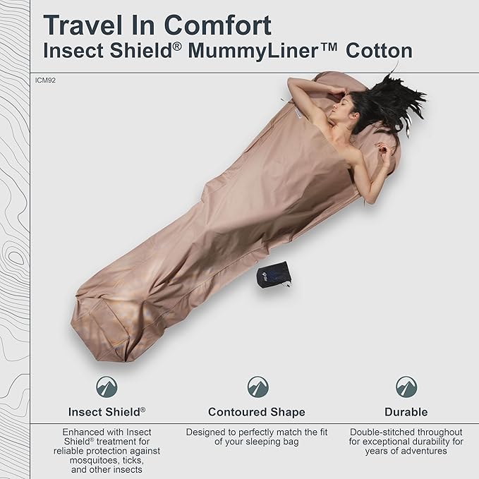 COCOON - Premium - Insect Shield - MummyLiner - Sand