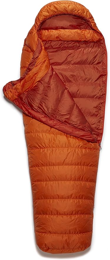 Rab Men's Ascent Down Sleeping Bag - Lightweight Warm Mummy Sleep Sack for Camping &amp Backpacking