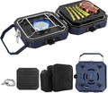 Dollate 2-Burner Propane Stove with Griddle and Carrying Bag Portable Foldable Camping Stove with 2 Adjustable Burners 16000 BTUsfor Camping Tailgating Essentials Gear (Blue)