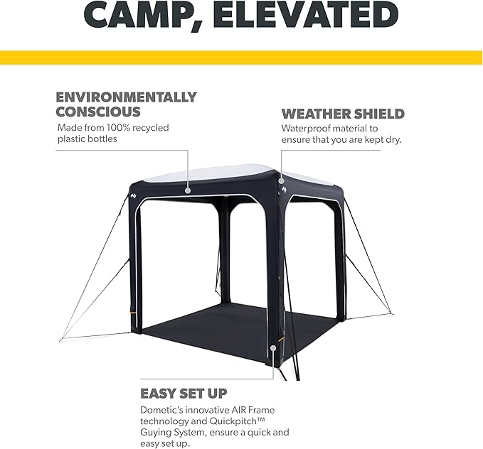 Dometic Hub 2 Redux Inflatable Shelter – Lightweight Eco-Friendly and Perfect for Outdoor Activities