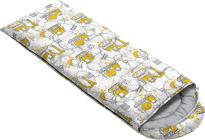 QOOMO Axolotl Cute Camping Sleeping Bags3 Season Warm &amp Cool WeatherLightweightWaterproof Sleeping Bags for Adults &amp KidsTravelingand Outdoors