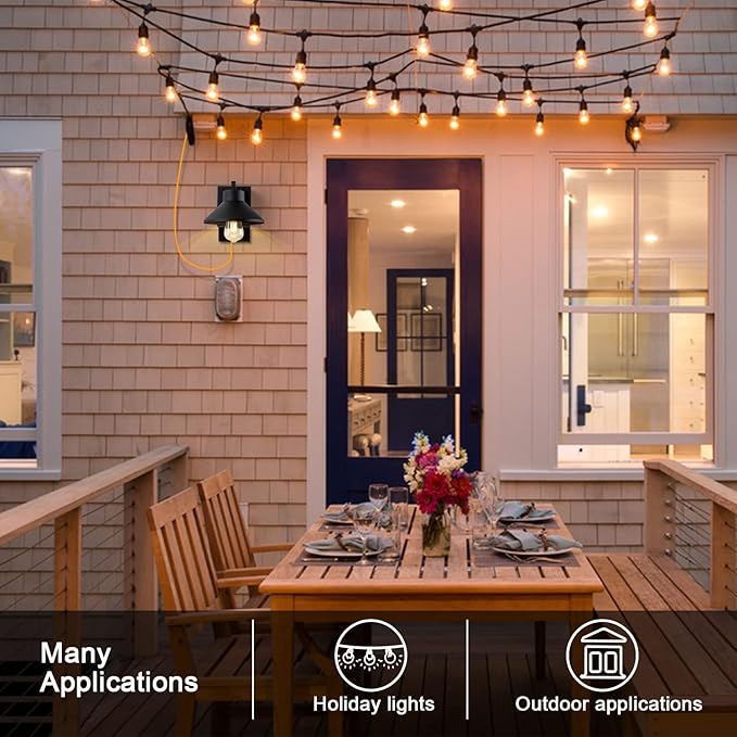 c cattleya Porch Light with Outlet Matte Black Waterproof Anti-Rust Aluminum Outdoor Light with Outlet Exterior Lighting Fixtures for PatioOutside Lights for House Front Door Patio Garage