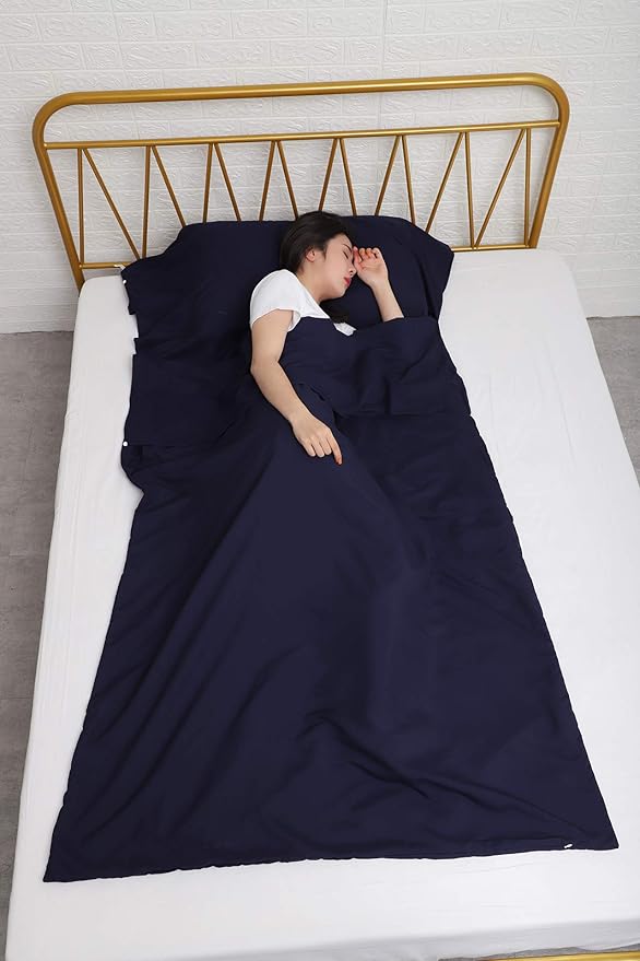 JITTY Sleeping Bag Liner Travel Sheet for Business Camping Backpacking Hiking Mountain Climbing Home Hostels Train 83x45