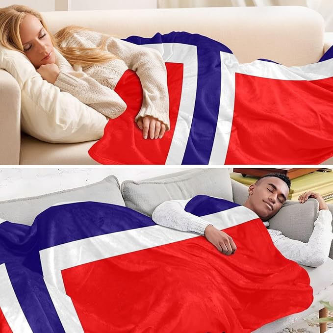 Soft Throws Norway Flag Blanket Throws 50x70 Inches