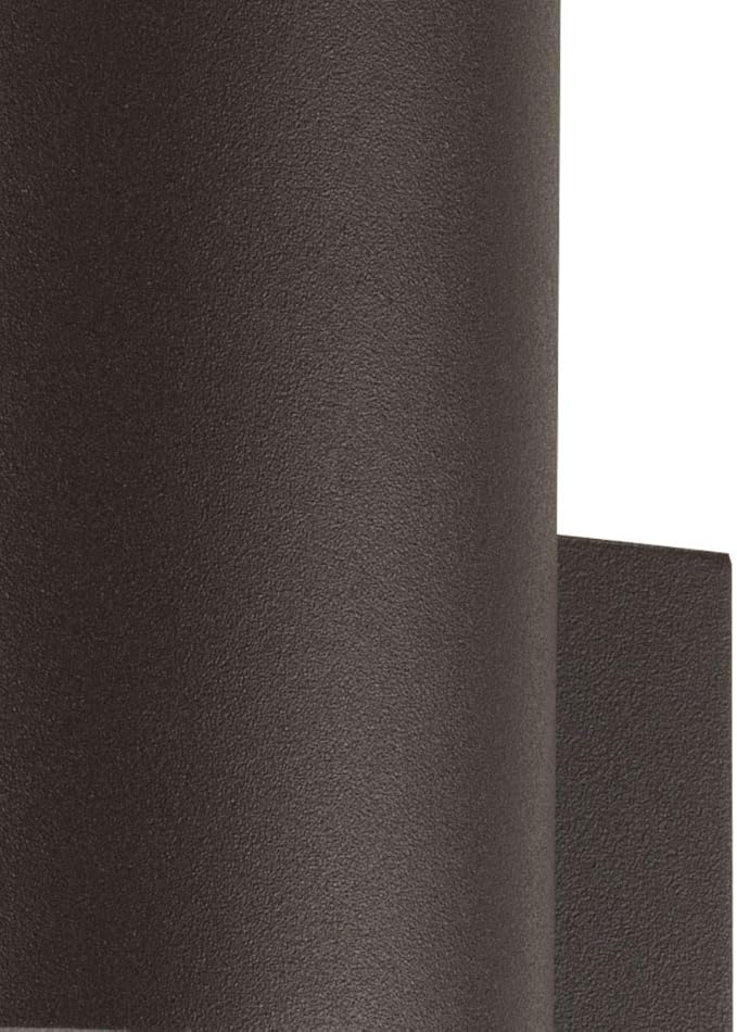Progress Lighting Z-1030 LED Collection 1-Light Clear Glass Modern Outdoor Medium Wall Lantern Light Antique Bronze