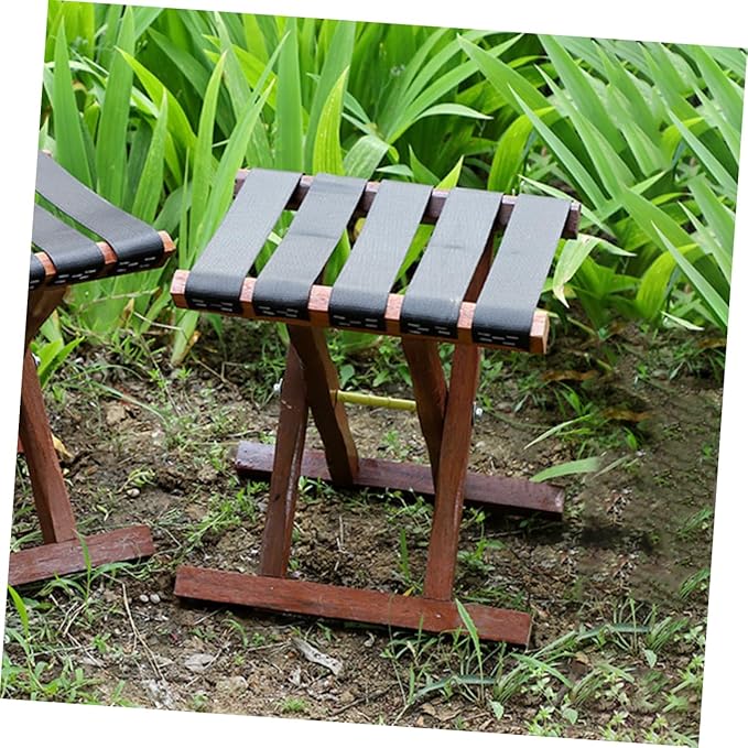 Totority Compact Folding Stool for Outdoor Use Portable and Multi-Functional Bench for Camping Fishing and Gardening Space-Saving Design No Assembly Required