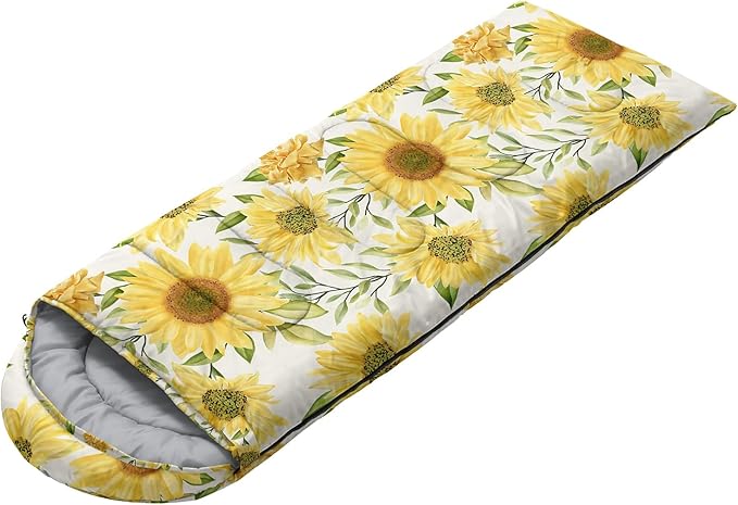 CVHOUSE Camping Sleeping Bags3 Season Warm &amp Cool WeatherLightweightWaterproof Sleeping Bags for Adults &amp KidsTravelingand OutdoorsCamping Gear Equipment