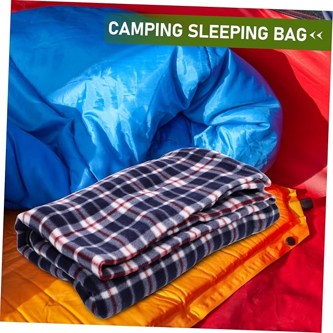 Portable Adult Down Liner for Outdoor Camping Hiking Travel Lightweight Warm Fleece Sleeping Sack Blanket for Picnics Beach Noon Breaks and Cold Weather Use