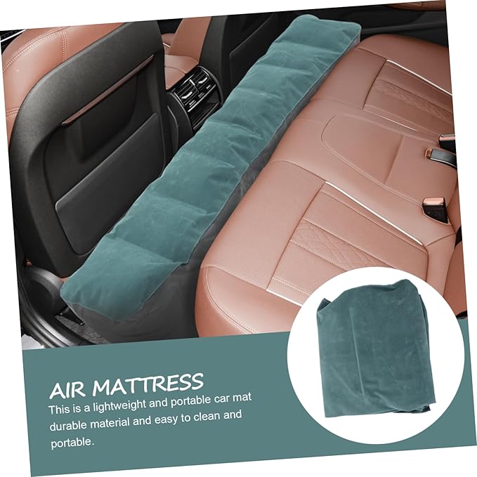 Car Inflatable Mattress Air Couch Lightweight Travel Bed for Camping SUV Outdoor Use Compatible with Vehicle Models Portable Durable Material Random Color