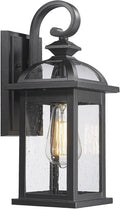 Darkaway Outdoor Lights Fixtures Wall Mount Outdoor Wall Sconce with Seeded Glass Waterproof Outside Exterior Lighting Fixture for House Front Porch Patio (1 Pack)