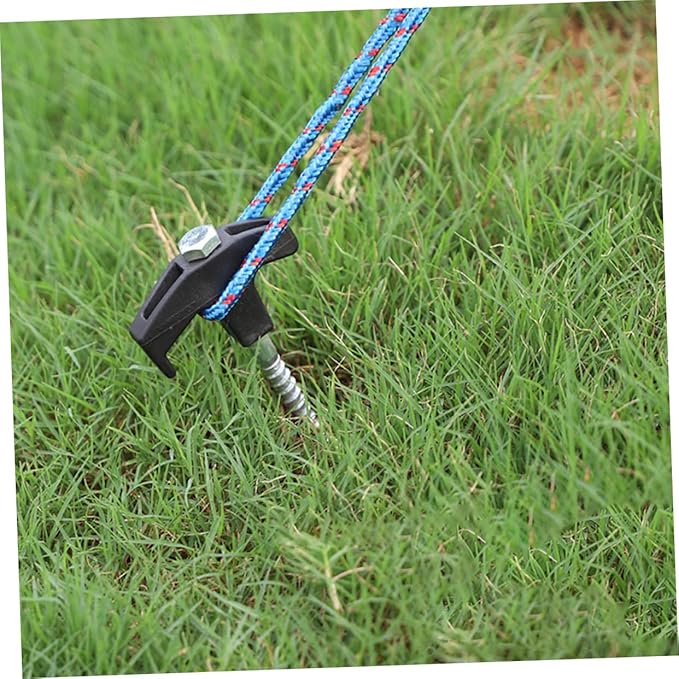 1Set Heavy Duty Tent Stake Camping Pegs for Canopies Easy to Drive Pull Out Durable Ground Anchors for Tents Tarps and More