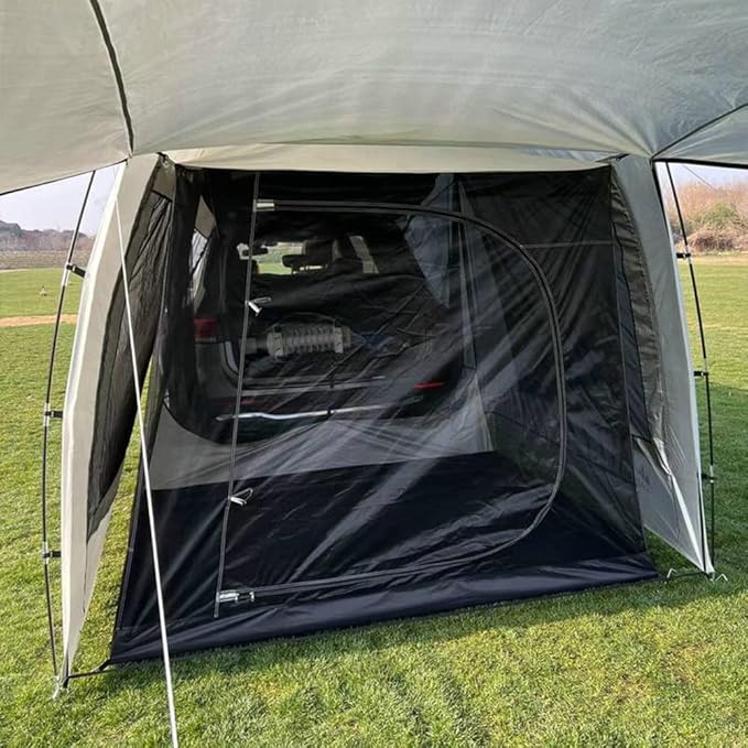 WINTENT Versatile Car Tent SUV Tailgate Attachement Tent Rainfly Screen Room for Camping （15.9 x 7.9 x 6.4ft）
