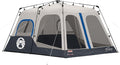Coleman 4/6/8/10 Person Instant Camping Tent with 1-Minute Setup Large Family Tent with Pre-Attached Poles Air Vent &amp Carry Bag Sets Up in About 60 Seconds
