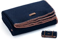 100% Wool Blanket 48 x 62 Warm Thick Washable Military Wool Blanket Great for Camping Outdoors Sporting Events Survival KitsNavy