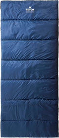 Teton Everyday Response 10F Degree Sleeping Bag for Adults and Kids 3-Season Sleeping Bags Stay Warm in Camping Weather Stuff Sack Included