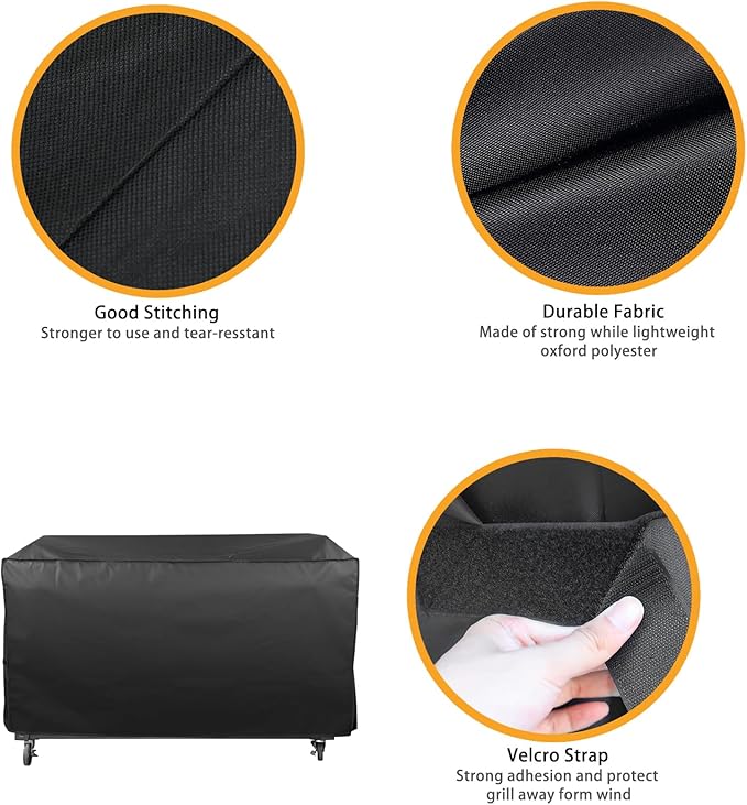 Grill Cover for Royal Gourmet Grill GD401 GD402 GB8000 GB8003 GB4001 60 inch CR6008 Heavy Duty Waterproof UV Resistant Cover Outdoor Barbeque Grill Accessories