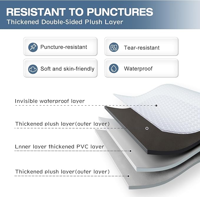 SUV Air Mattress Double-Sided Thick Flocked Car Air Mattress with Built-in Pump &amp Pillow Complete Sleeping Accessories for Auto Camping &amp Road Trips（Dark Coffee）