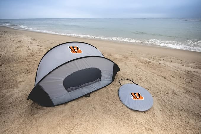 Picnic TIME NFL Manta Portable Beach Tent - Pop Up Tent - Beach Sun Shelter Pop Up
