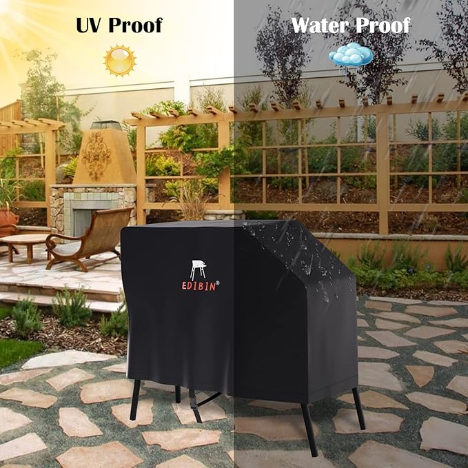 22 inch Griddle Cover for Blackstone 22 inch 17 inch Griddle with Hood and Stand Grill Cover Exclusively Fits for Blackstone 22” Grill with Hood 600D Heavy Duty Weather Resistant