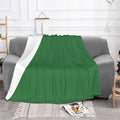 Bamboo Green Soft Fleece Blanket 60 * 50 inch Soft Sofa Blanket Suitable for Sofa Camping Travel Night Cover Blanket