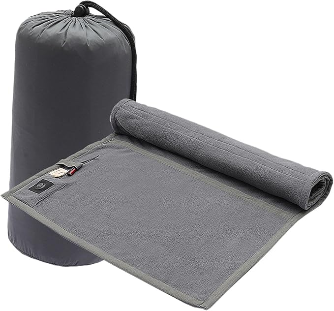 Heated Sleeping Bag Pad Heater Winter with Storage Bag Liner for Sofa Cold Weather Backpacking Outdoor Sport