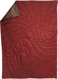 Kijaro Native Camp Quilt | Printed Outdoor Camping Blanket | 55 x 79 | Warrens Red 1-Person
