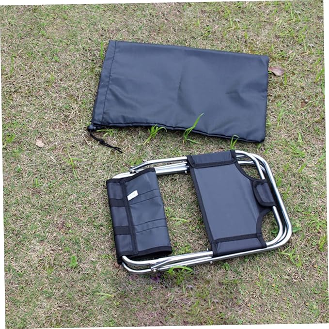 HANABASS Lightweight Folding Stool for Outdoor Activities Convenient Fishing Chair Portable Camping Seat with Sturdy Design for Picnics Barbecues and Hiking