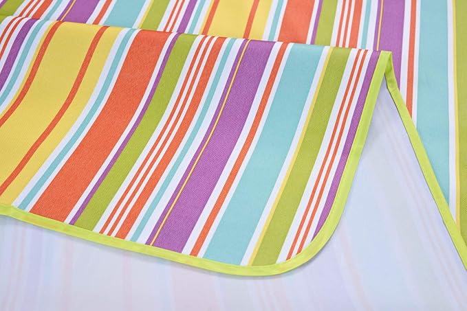 EURYNOME Custom Picnic Blanket Personalized w/Embroidery - Waterproof 600D Oxford Large Beach Mat for Camping Hiking - Add Name/Text!